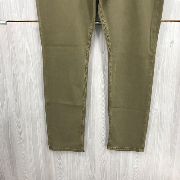 PAIGE Lennox JEANS Smokey Green Pants Men's 40 Stretch Casual - Picture 8 of 12